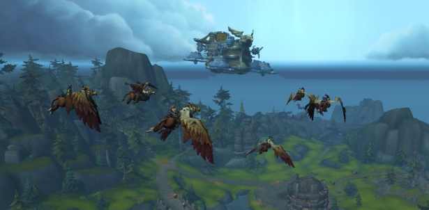 В Shadowlands игроки будут открывать полеты на 25 уровне