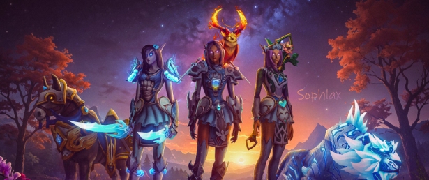 3D-иллюстрации с персонажами World of Warcraft от WKMZ