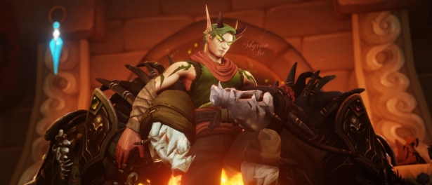3D-иллюстрации с персонажами World of Warcraft от Shyrun
